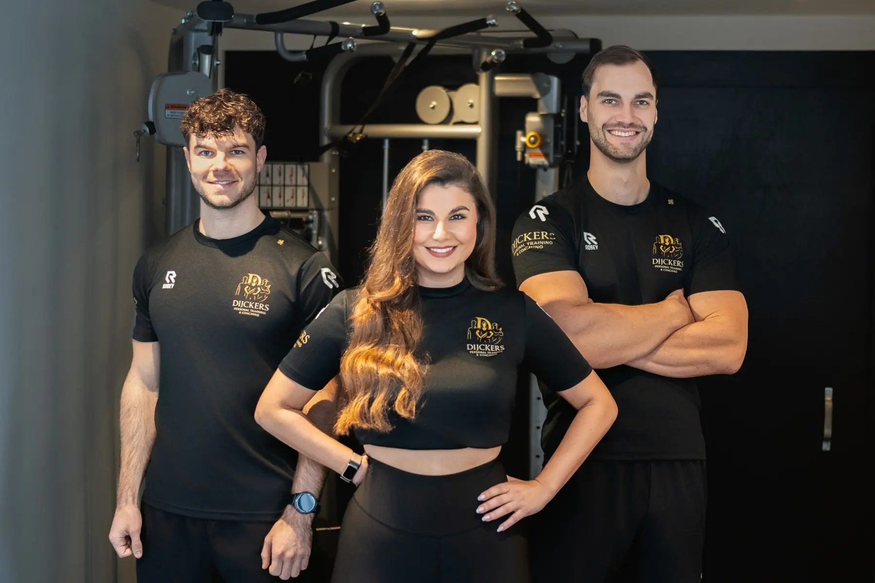 Het team van Dijckers in de private gym